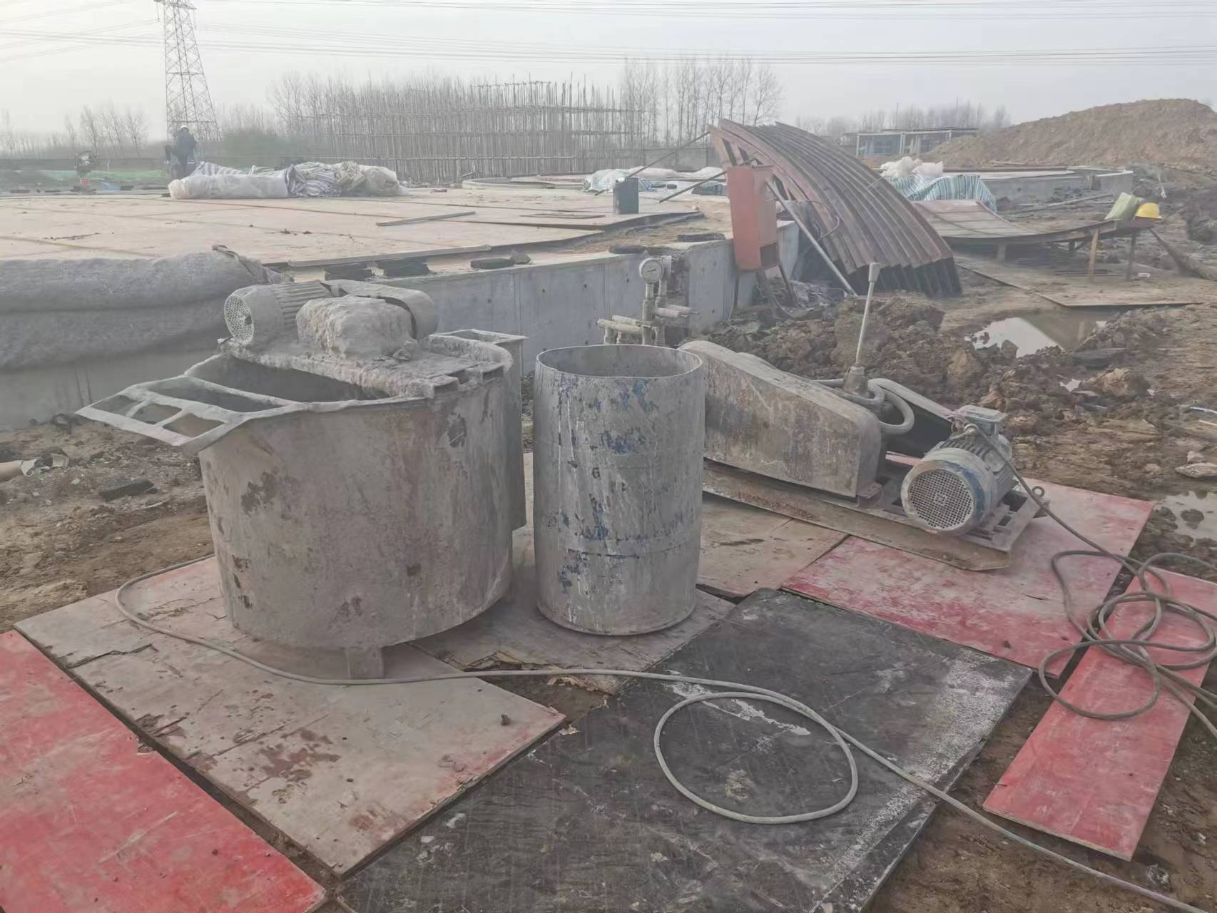 南林乡设备基础注浆